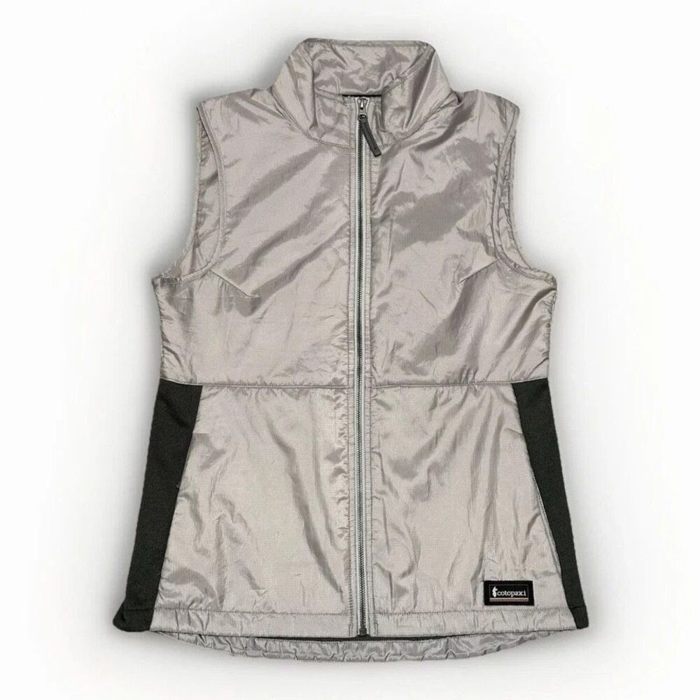 Cotopaxi Altiplano Polortec Vest Gray Shell Fleece Green Zippers S NWT‎